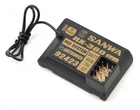 Sanwa Mini Receptor 2,4GHz FHSS - RX380