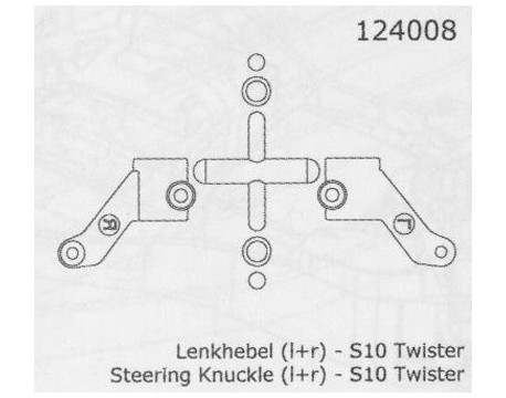Trapecios Frontales S10 Twister - 124006