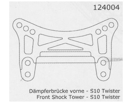 Soporte Frontal S10 Twister - 124004