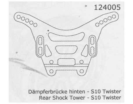 Soporte Posterior S10 Twister - 124005