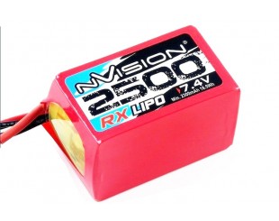 RX Lipo (7.4v) 2500 mAh 2S NVision - 1504