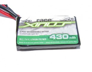 Bateria RX Lipo 7.4v 430 mAh 20C AR Xirius