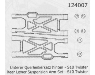 2 Trapecios Posteriores S10 Twister - 124007