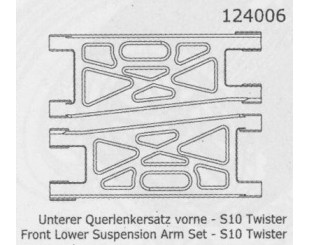 2 Trapecios Frontales S10 Twister - 124006
