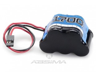 Bateria RX Pack 5 Celdas X2/3A (6v) 1700 mAh Absima - 411004